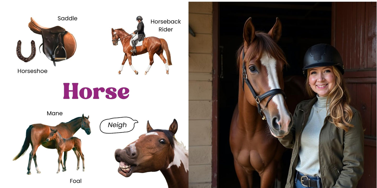 Animaux de la ferme – imagier cartonné